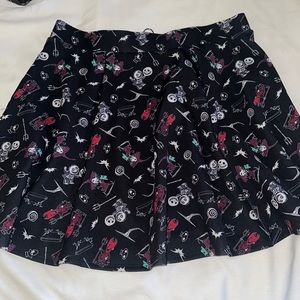 DISNEY NIGHTMARE BEFORE CHRISTMAS SKIRT,LIKE NEW SIZE 1,stretchy